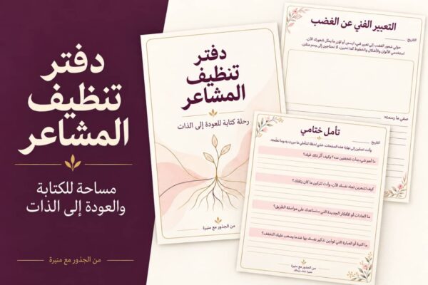 DAFTR (1) دفتر تنظيف المشاعر والتخفف | رحلة كتابة للعودة إلى الذات